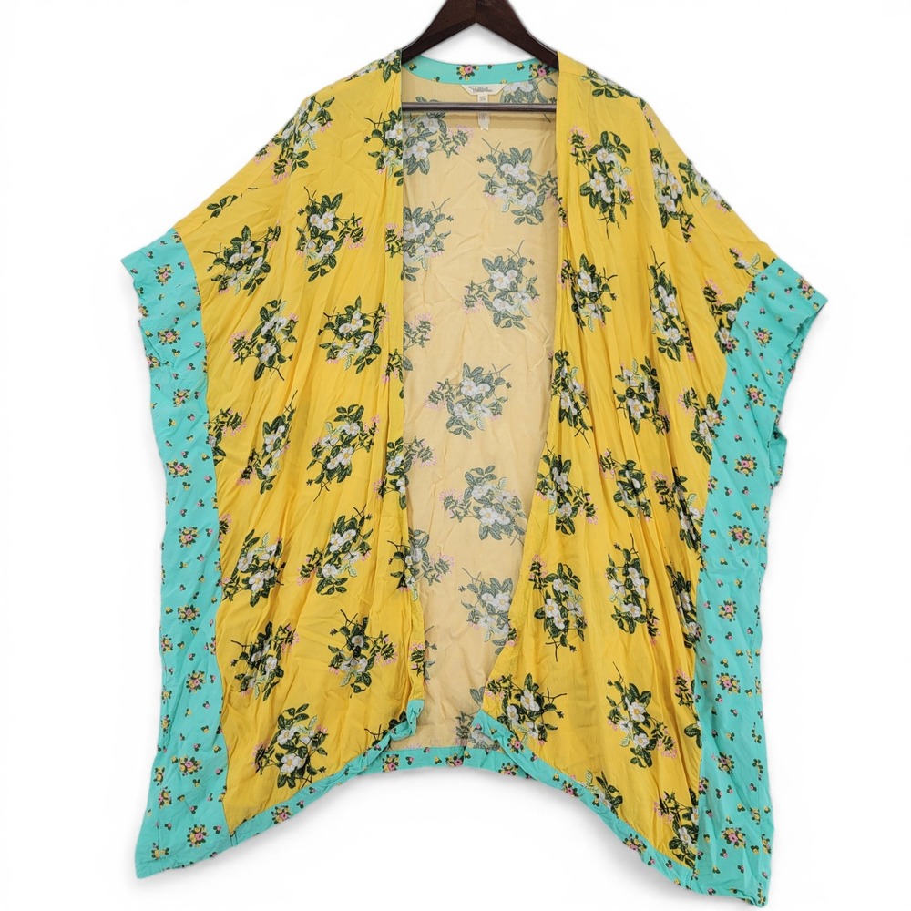 Matilda Jane Womens M L Floral Kimono Rayon Boho Cottagecore Whimsical‎ Romantic